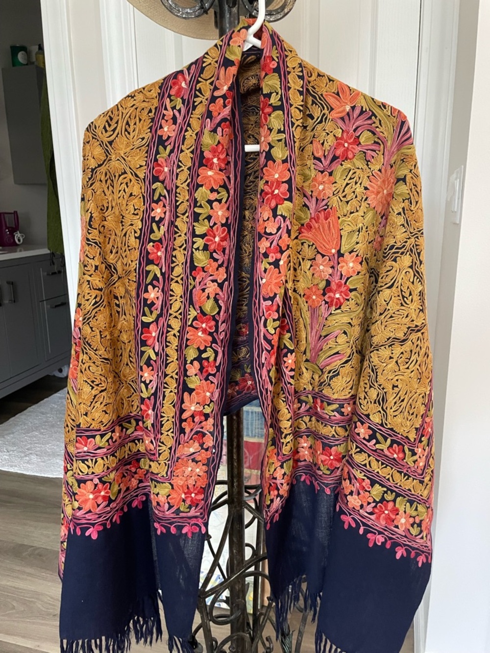 Embroidered Authentic Nepal Wrap